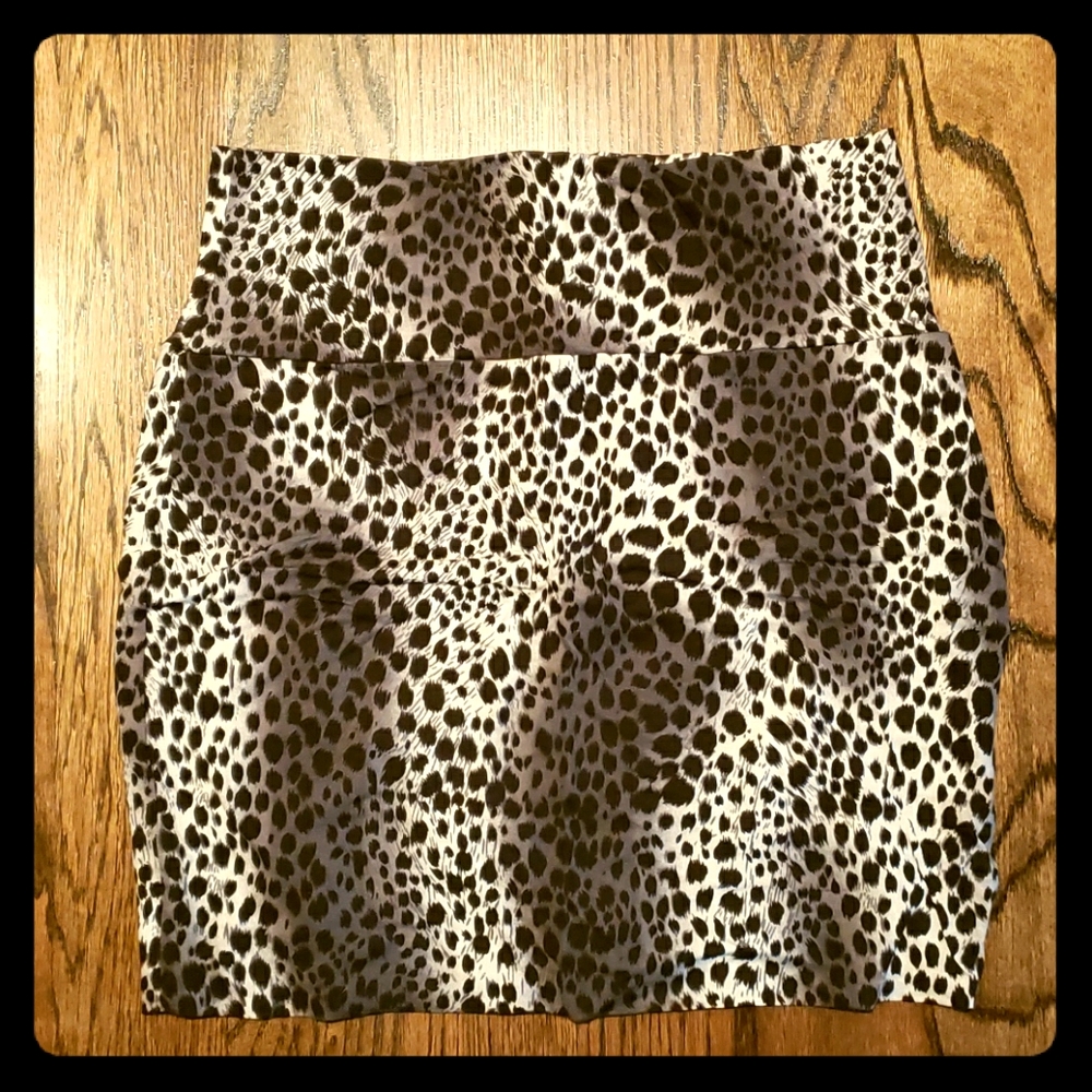 Cheetah Mini Skirt